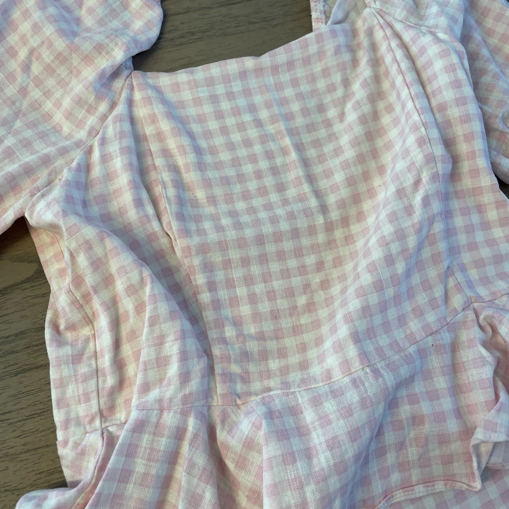 Draper James Pink Gingham 2 piece set - Picture 3 of 3